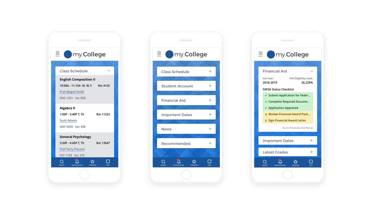 College Web Portal - Mobile