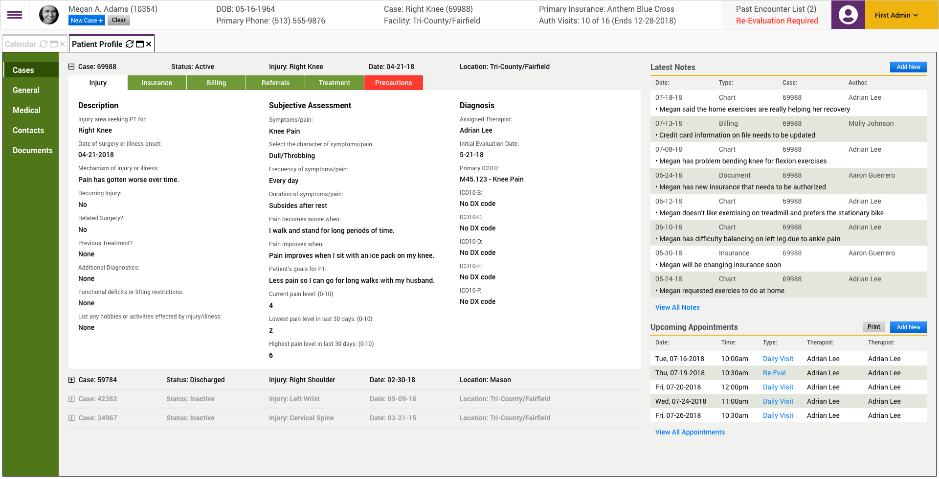 Patient Profile